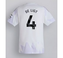 Manchester United Matthijs de Ligt #4 Koszulka Wyjazdowa 2025-26 Krótki Rękaw